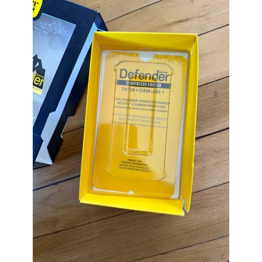 Otterbox‎ defender case for iphone XR in black screenless protection